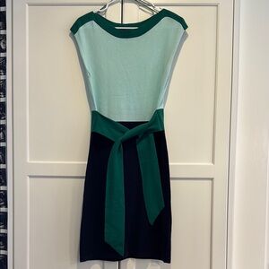 Boden Green and Blue Dress
